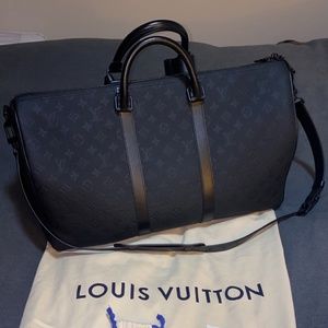 Louis Vuitton - Keepall Bandoulière 50 Taurillon leather duffle bag